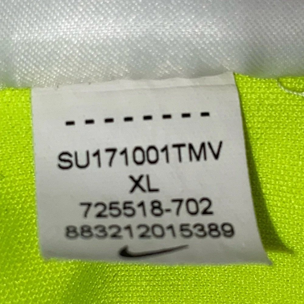 Nike Golf Dri Fit Polo Short XL Neon Yellow Athleisure Golfcore Performance Tour
